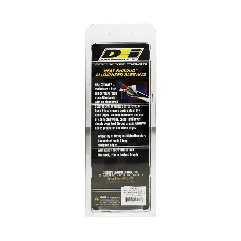 DEI Heat Shroud 3/4in I.D. x 3ft - Aluminized Sleeving - Hook and Loop Edge - Installation View