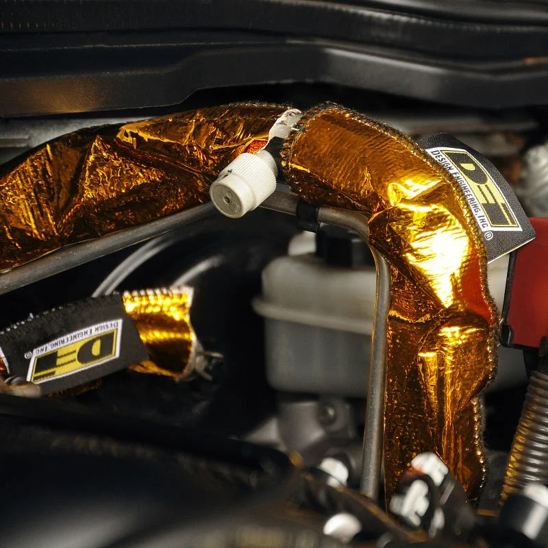 DEI Heat Shroud Gold 2in to 2.5in x 36in 10924 - Back View