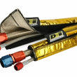 Load image into Gallery viewer, DEI Heat Shroud Gold 2in to 2.5in x 36in - Main Product View