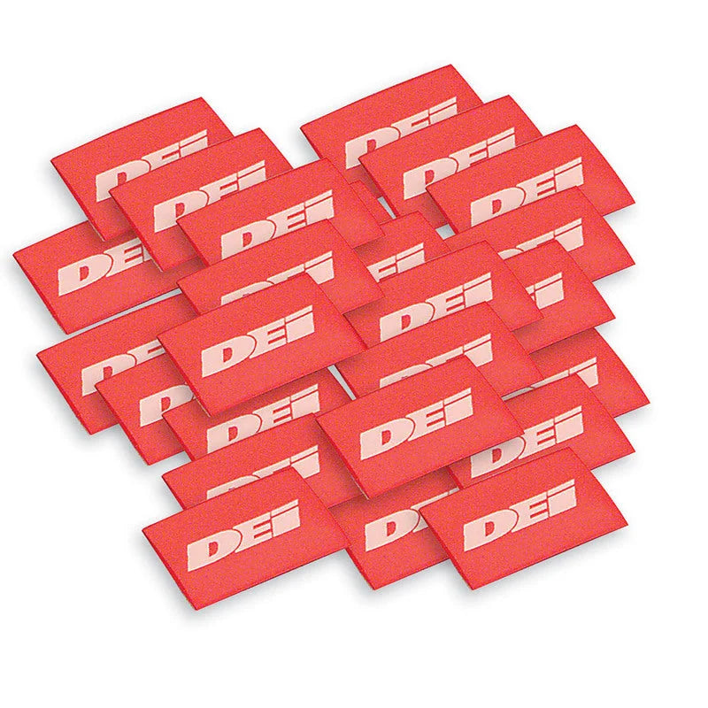 DEI Hi-Temp Shrink Tube 18mm x 1.5in - Red - Main Product View