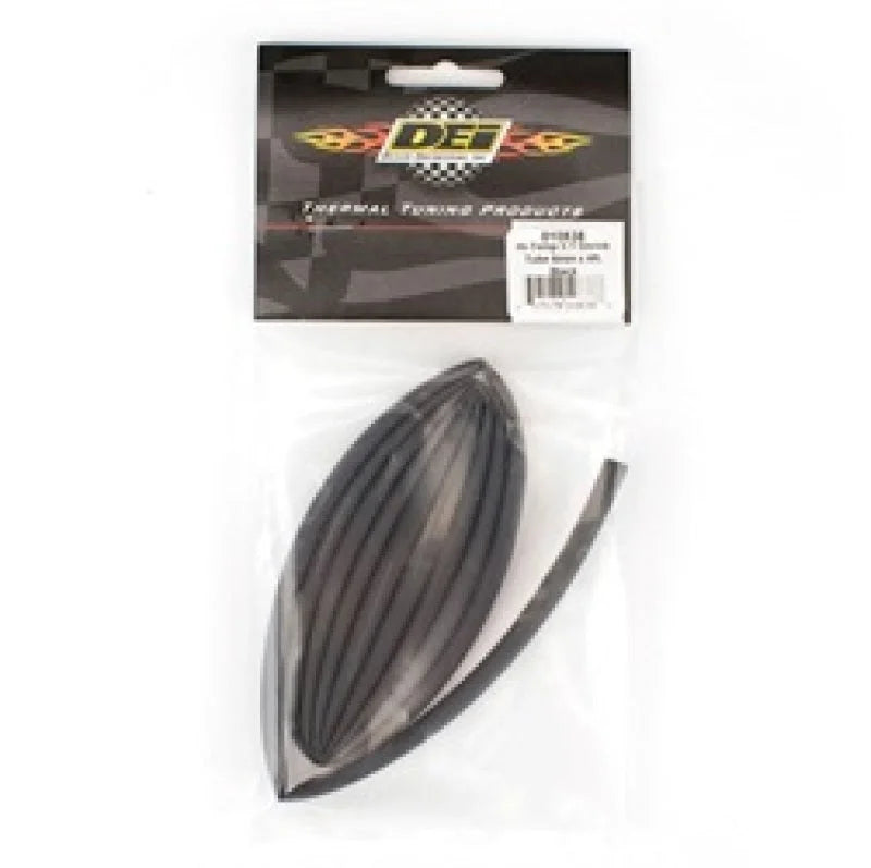 DEI Hi-Temp Shrink Tube 6mm x 4ft - Black - Side View
