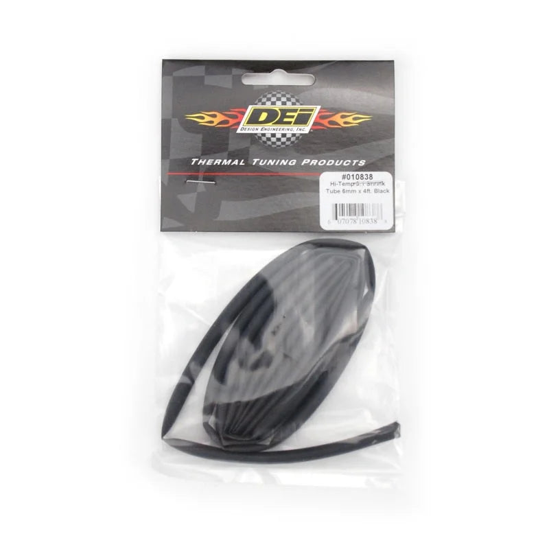 DEI Hi-Temp Shrink Tube 6mm x 4ft - Black - Installation View