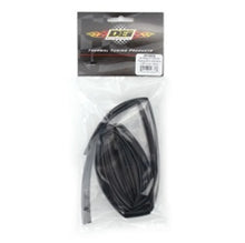 Load image into Gallery viewer, DEI Hi-Temp Shrink Tube Kit - 3/6/9mm x 4ft - Black - Back View