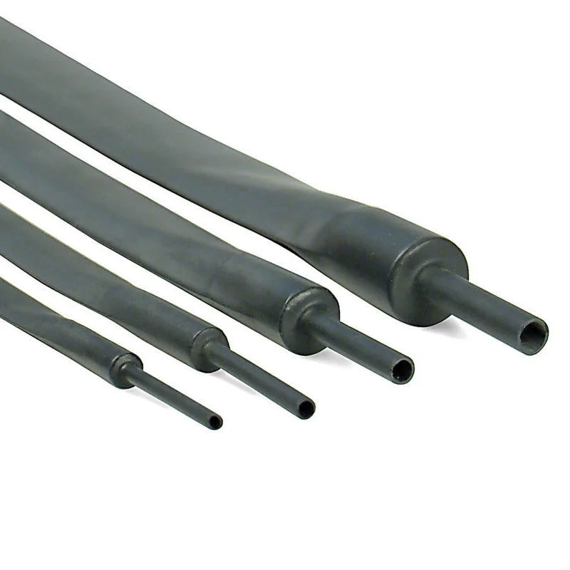DEI Hi-Temp Shrink Tube Kit - 9/12/18/24mm x 2ft - Black - Main Product View