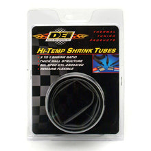 Load image into Gallery viewer, DEI Hi-Temp Shrink Tube Kit - 9/12/18/24mm x 2ft - Black - Side View