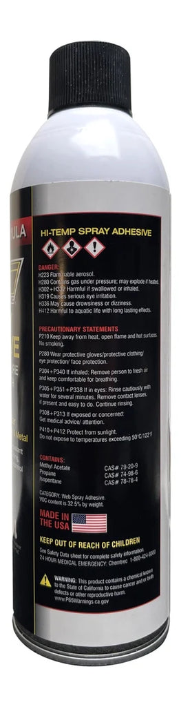 DEI Hi Temp Spray Adhesive 13.3 oz. Can (Aerosol) - Detail View