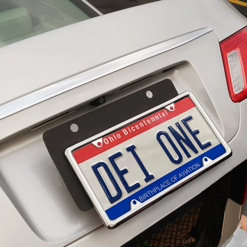 DEI License Plate Pad - 2 Pack - Back View