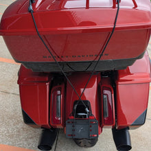 Load image into Gallery viewer, DEI Motorcycle Seat Shade w/Hooks/Straps/Storage Bag - Installation View
