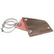 Load image into Gallery viewer, DEI Pipe Shield w/Stainless Steel Clamps - 6in x 12in - Titanium - Side View