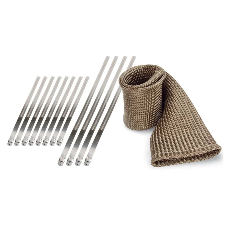 DEI Powersport Exhaust Sleeve Kit - Titanium - Side View