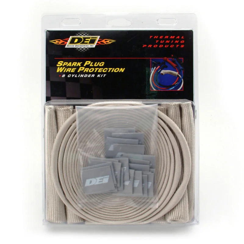 DEI Protect-A-Boot and Wire Kit 8 Cylinder - Silver - Installation View