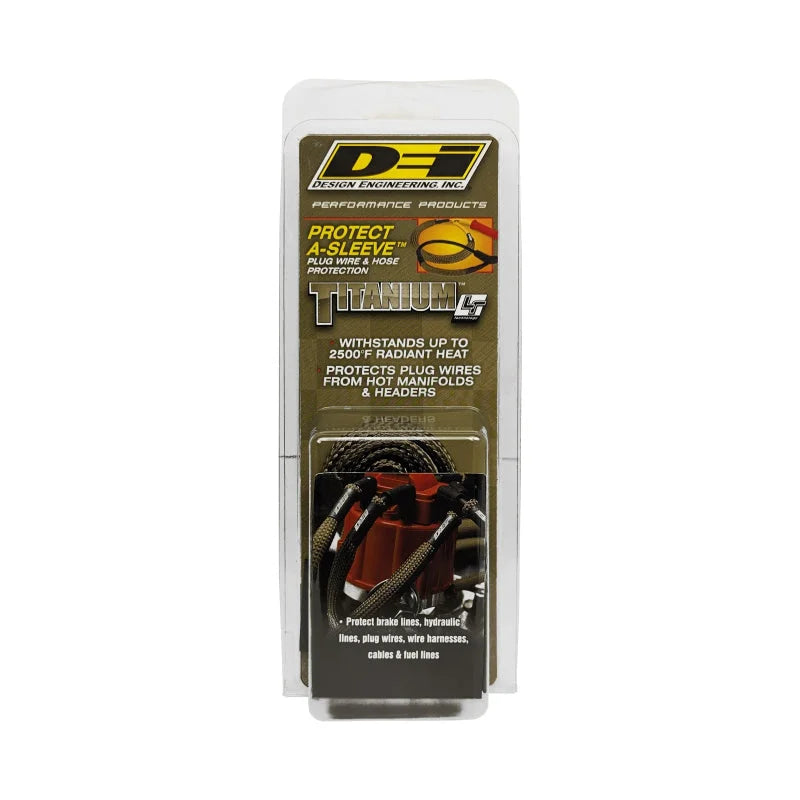 DEI Protect-A-Sleeve 1/2in ID x 4ft - Titanium - Back View