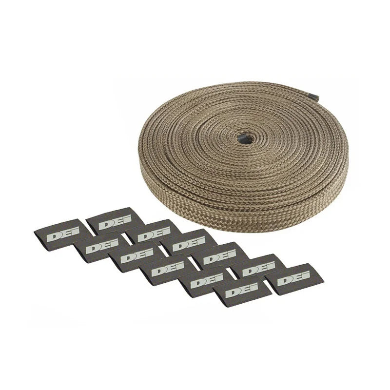DEI Protect-A-Wire 4 Cylinder Kit - Titanium - Side View
