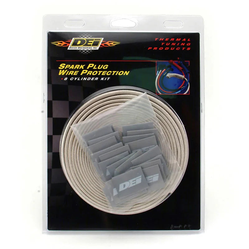 DEI Protect-A-Wire 8 Cylinder - Silver - Side View