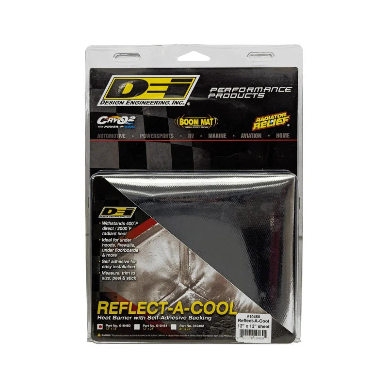 DEI Reflect-A-Cool 12in x 12in Sheet - Installation View