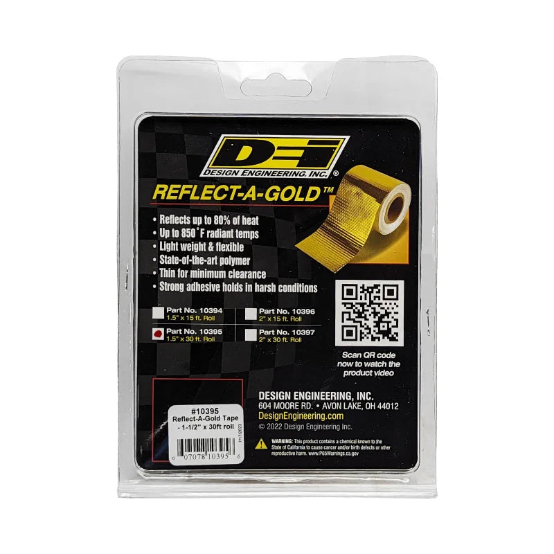 DEI Reflect-A-GOLD 1-1/2in x 30ft Tape Roll - Side View