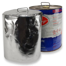 Load image into Gallery viewer, DEI Reflective Fuel Can Cover 5 Gallon Metal - Round - Side View
