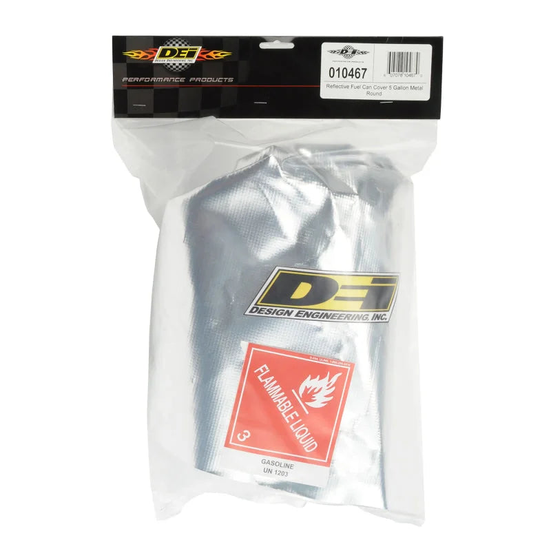 DEI Reflective Fuel Can Cover 5 Gallon Metal - Round - Detail View
