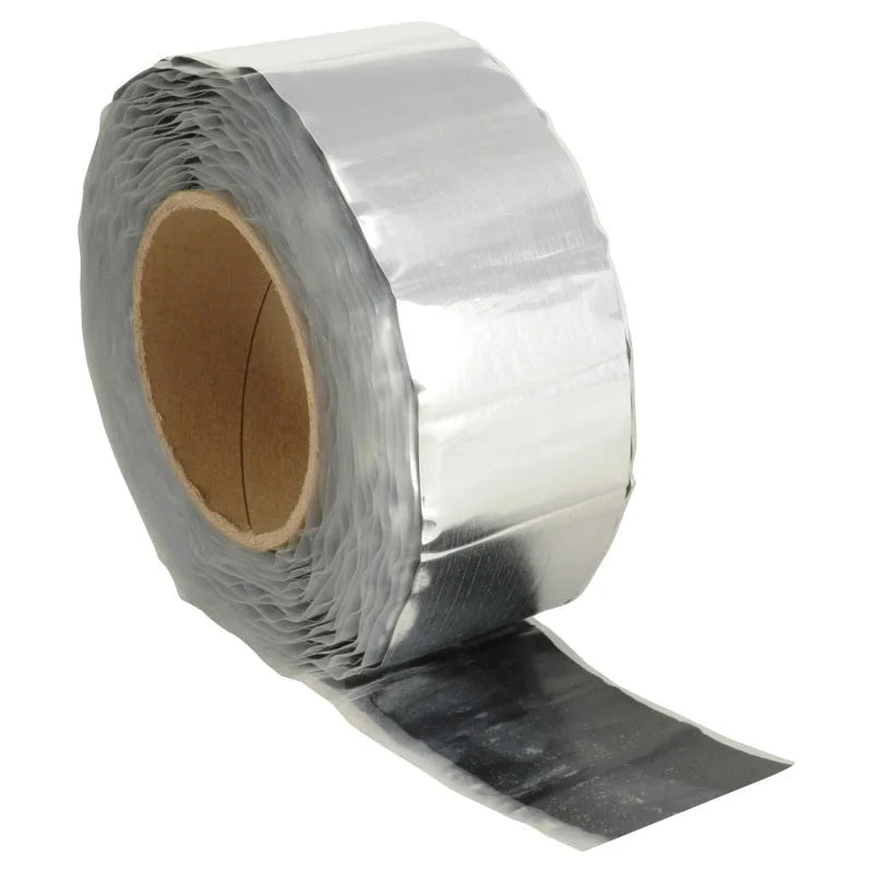 DEI Silver Boom Mat Tape 2mm Thick 1.5in Wide 20ft Long - Side View