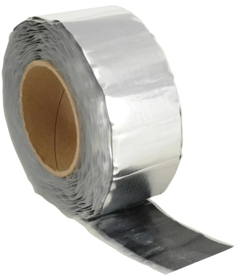 DEI Silver Boom Mat Tape 2mm Thick 1.5in Wide 20ft Long - Detail View