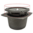 Load image into Gallery viewer, DEI Speaker Baffles 4in Round Slim Pair - Side View