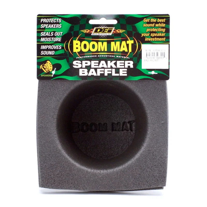 DEI Speaker Baffles 6-1/2in Round Slim Pair - Side View