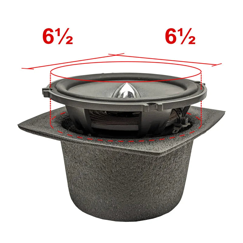 DEI Speaker Baffles 6-1/2in Round Slim Pair - Additional View 6