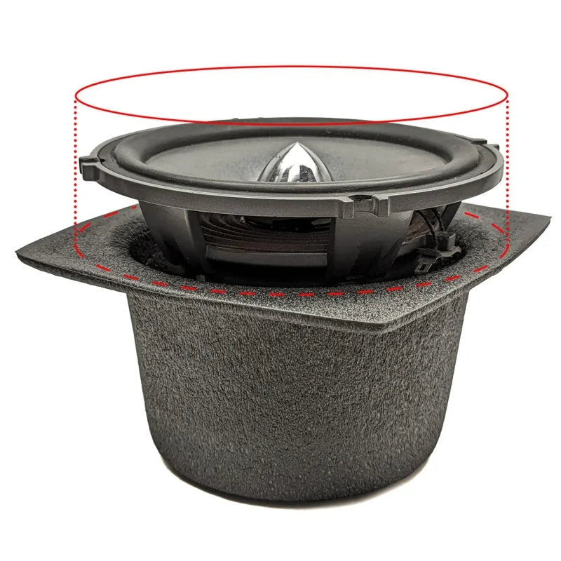 DEI Speaker Baffles 6in x 8in Oval Pair - Side View