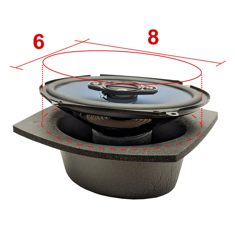 DEI Speaker Baffles 6in x 8in Oval Pair - Additional View 6