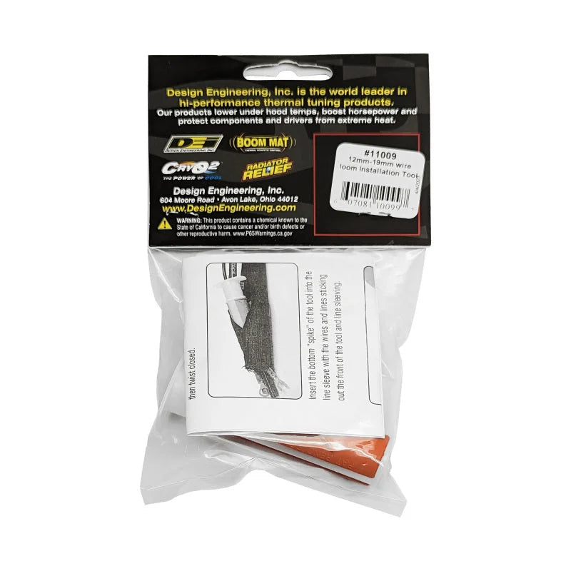 DEI Split Wire Loom Installation Tool - 12mm to 19mm - Back View