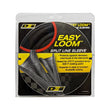 Load image into Gallery viewer, DEI Split Wire Sleeve Easy Loom 10mm-3/8in x 20 Black - Back View