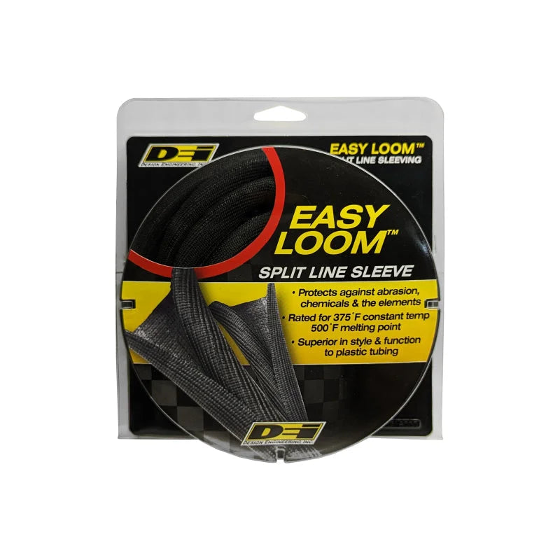 DEI Split Wire Sleeve Easy Loom 13mm-1/2in x 12 Black - Installation View