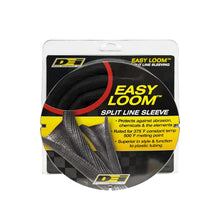Load image into Gallery viewer, DEI Split Wire Sleeve Easy Loom 16mm-5/8in x 12 Black - Back View