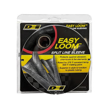 Load image into Gallery viewer, DEI Split Wire Sleeve Easy Loom 19mm-3/4in x 10 Black - Installation View