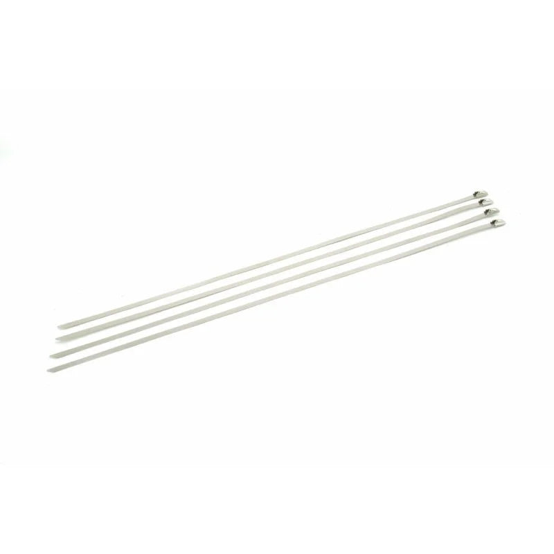 DEI Stainless Steel Locking Tie 14in - 5 per pack - Side View