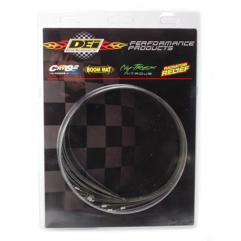 DEI Stainless Steel Positive Locking Tie 1/4in (7mm) x 20in - 10 per pack - Back View