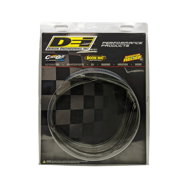 DEI Stainless Steel Positive Locking Tie Eight 1/4in (7mm) x 9in and Four 7mm x 20in - Additional View 5