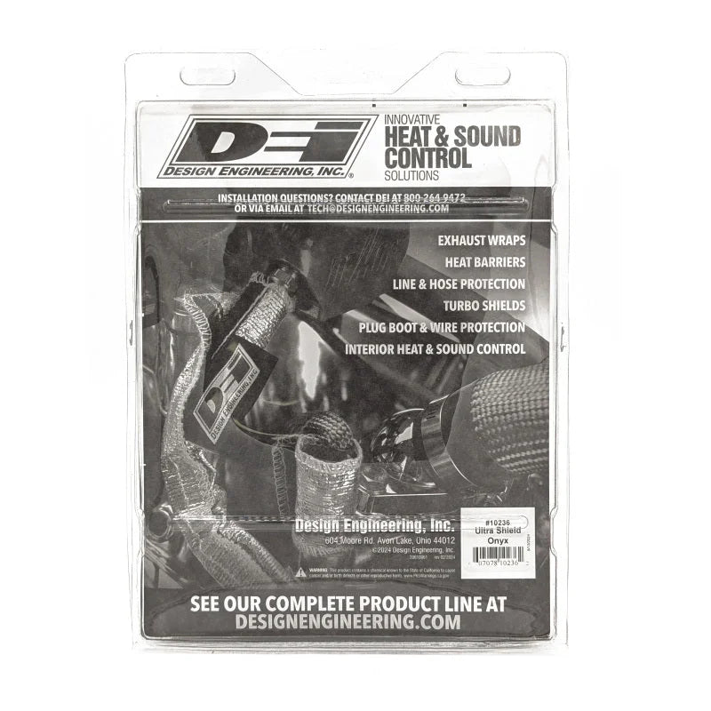 DEI Starter Shield 2ft x 7in Wide - Onyx - Side View
