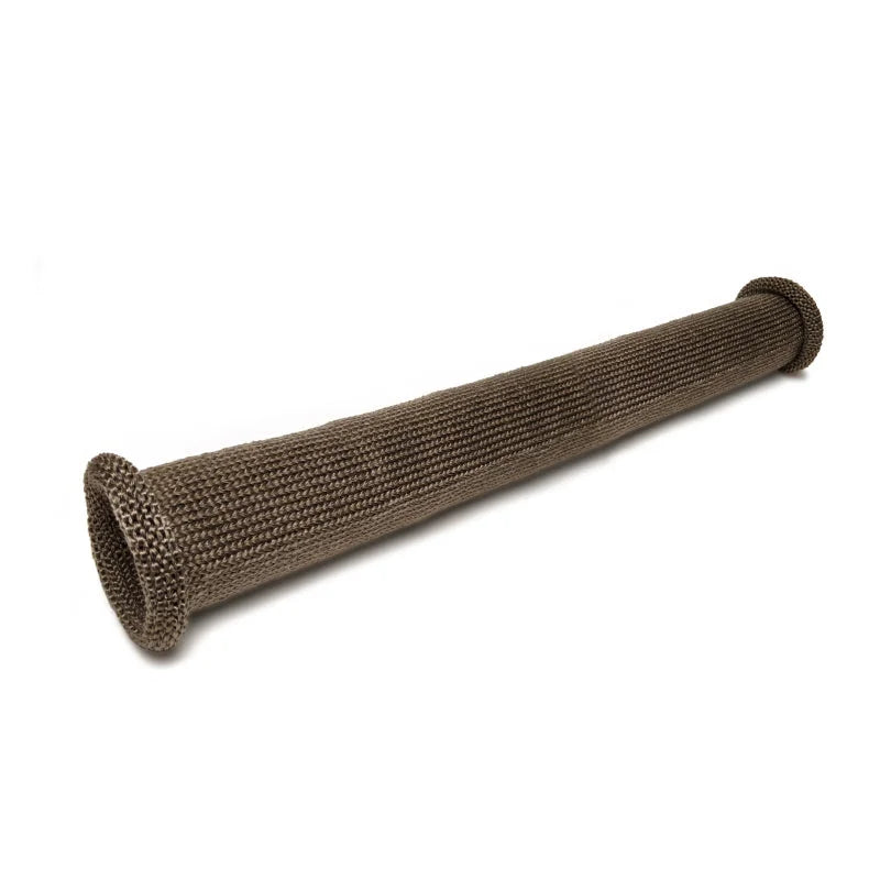 DEI Titanium 3in Knit Exhaust Sleeve - 36in - Side View