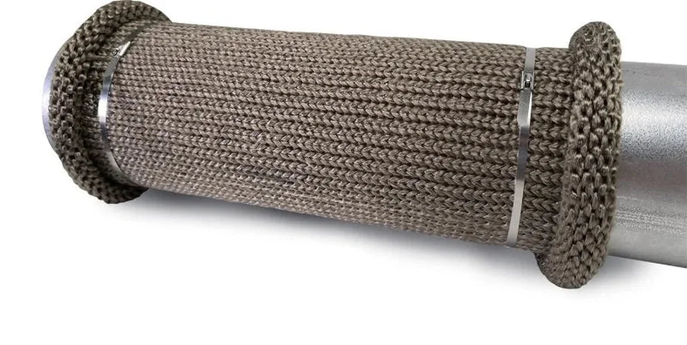 DEI Titanium 4in Knit Exhaust Sleeve - 12in - Additional View 7