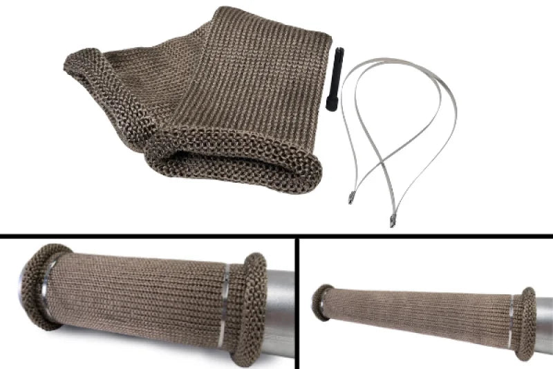 DEI Titanium 4in Knit Exhaust Sleeve - 24in - Additional View 9