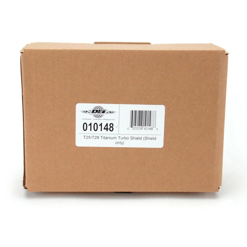 DEI Turbo Shield T25-T28 - Shield Only - Titanium - Back View