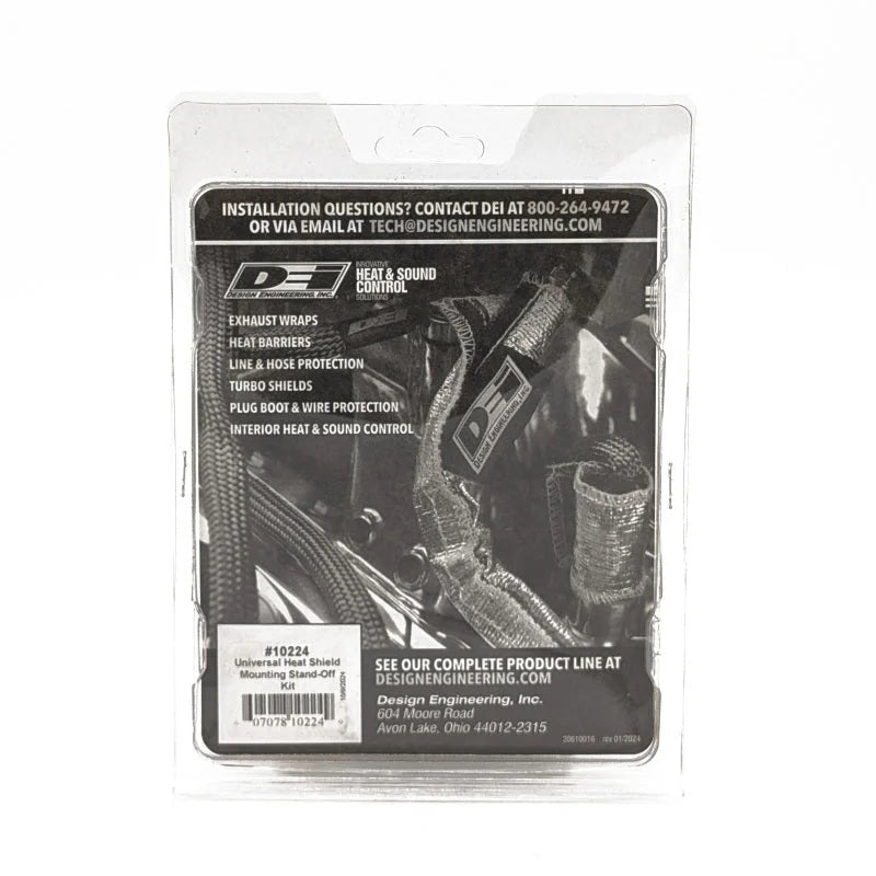 DEI Universal Heat Shield Stand-Off Mounting Kit - Installation View