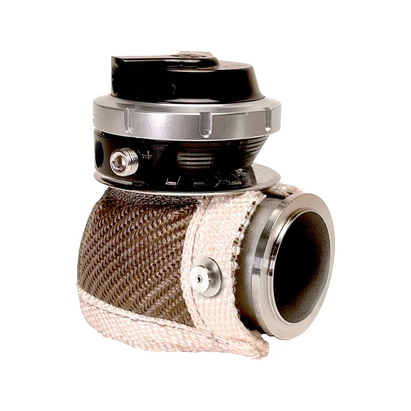 DEI Wastegate Shield - 40mm to 45mm - Titanium - Installation View
