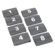 Load image into Gallery viewer, DEI Wire Markers 8pc Set Numbered 1-8 - Black - Main Product View