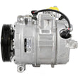 Load image into Gallery viewer, DENSO A/C Compressor 471-1547 fits 2008-2010 BMW 550i / 2008-2010 BMW 650i - Side View
