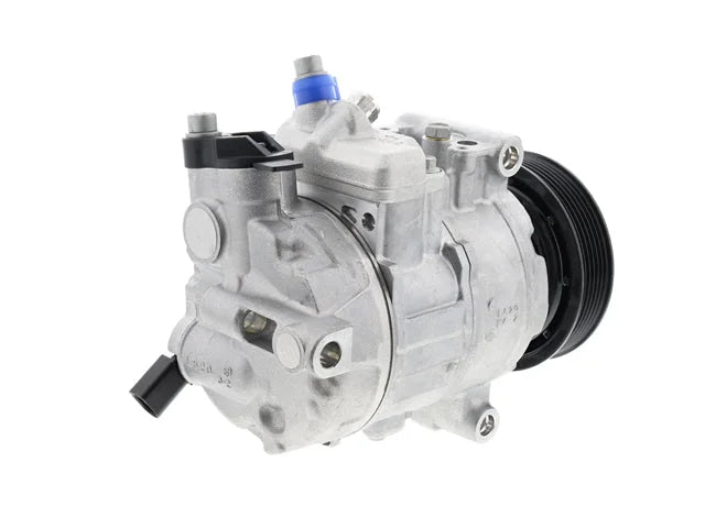 DENSO A/C Compressor 471-1589 fits 2012-2015 Audi A6 / 2013-2015 Audi A6 Quattro - Side View