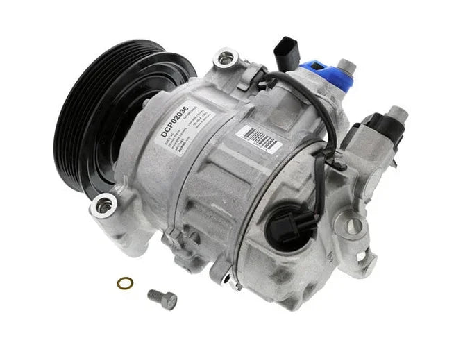 DENSO A/C Compressor DCP02036 - Side View