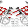 Load image into Gallery viewer, DG Performance Fat Series Nerf Bar - Red Wedding - Sportrax 602-2135 - Main Product View