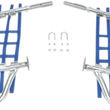 Load image into Gallery viewer, DG Performance Nerf Bars - LT250R - Natural/Blue - Main Product View